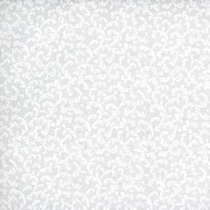 4 Yard White on White Tone on Tone Cotton Fabric Quilt Sew Background MDG Fancy